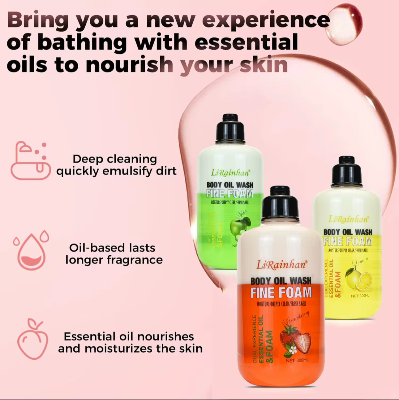 Fragrance Body Oil Wash