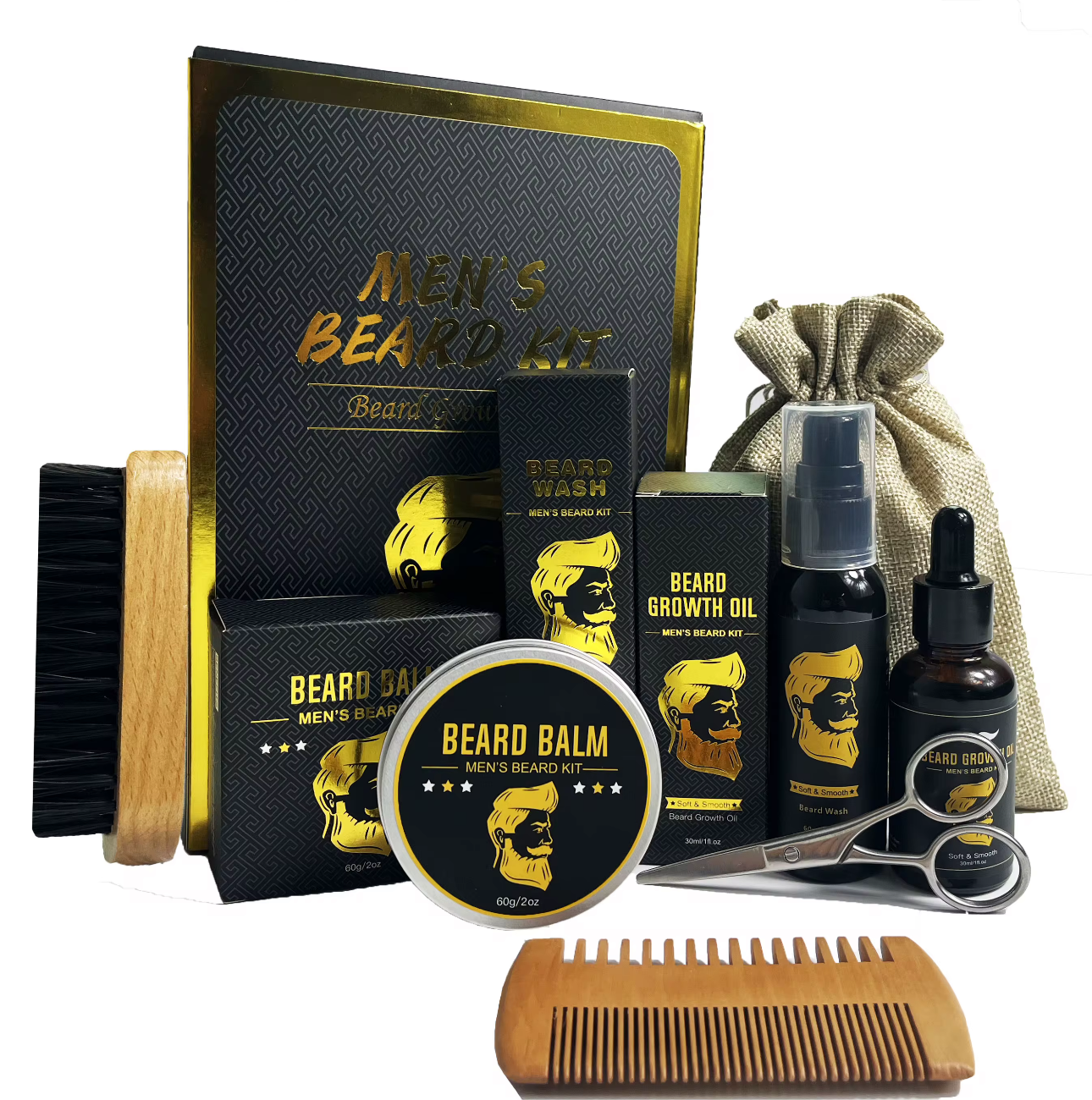 Men’s Beard Kit – Complete Grooming Set