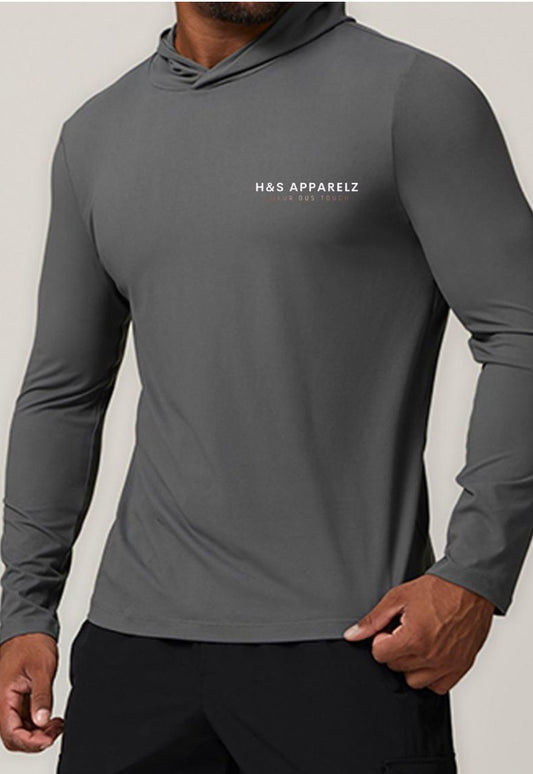 Long-Sleeve Hoodie Shirt